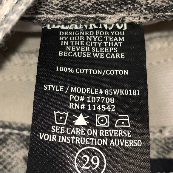 NWT Blank NYC cream and gray snake print denim A-line mini skirt size 29 - Picture 6 of 7